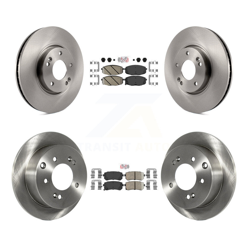 Kit de plaquettes en céramique et de rotors de frein à disque avant et arrière, pour Kia Forte koup Forte5