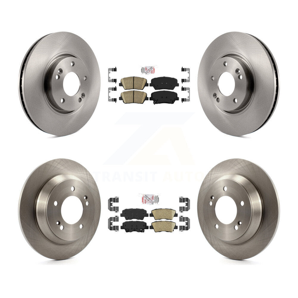 Kit de plaquettes en céramique et de rotors de frein à disque avant et arrière, pour Kia Rondo K8A-103121
