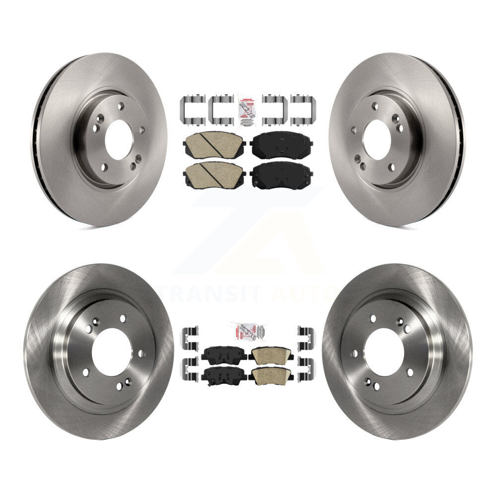 Kit de plaquettes en céramique et de disques de frein avant et arrière, pour Kia Soul EV K8A-103122