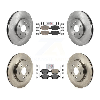 Kit de plaquettes en céramique et de rotors de frein à disque avant et arrière, pour Cadillac XT4 2019