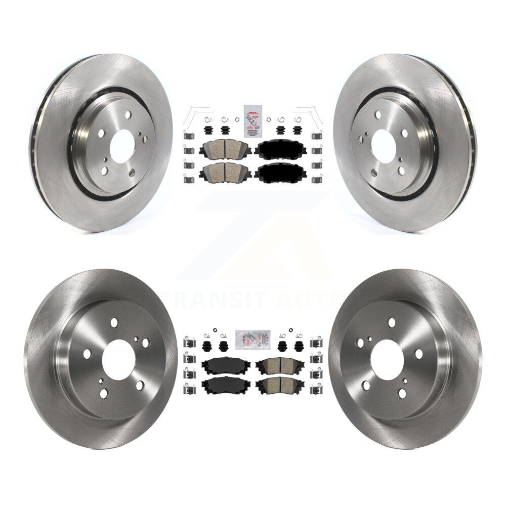 Kit de rotors de frein à plaquettes en céramique avant et arrière, pour Toyota Camry XSE 20 avec emballage TRD