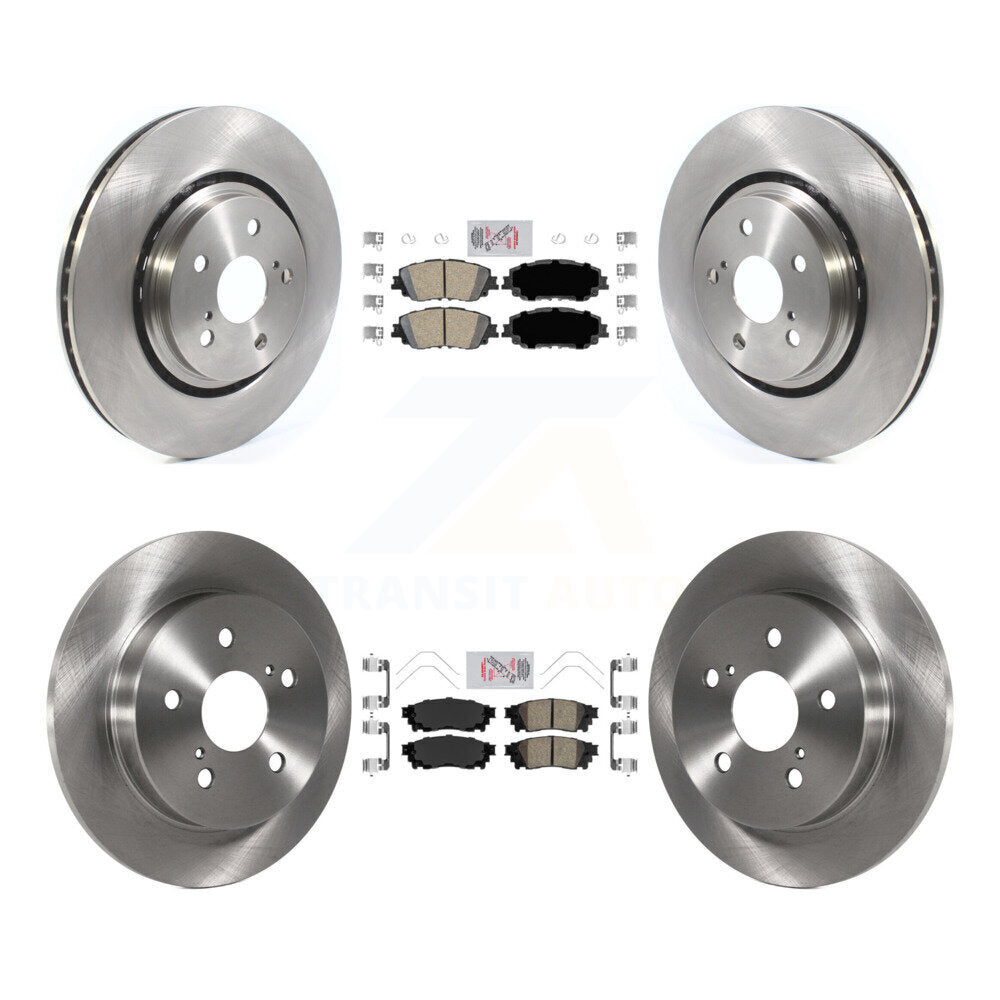 Kit de rotors de frein à plaquettes en céramique avant et arrière, pour Toyota Camry XSE 20 avec emballage TRD