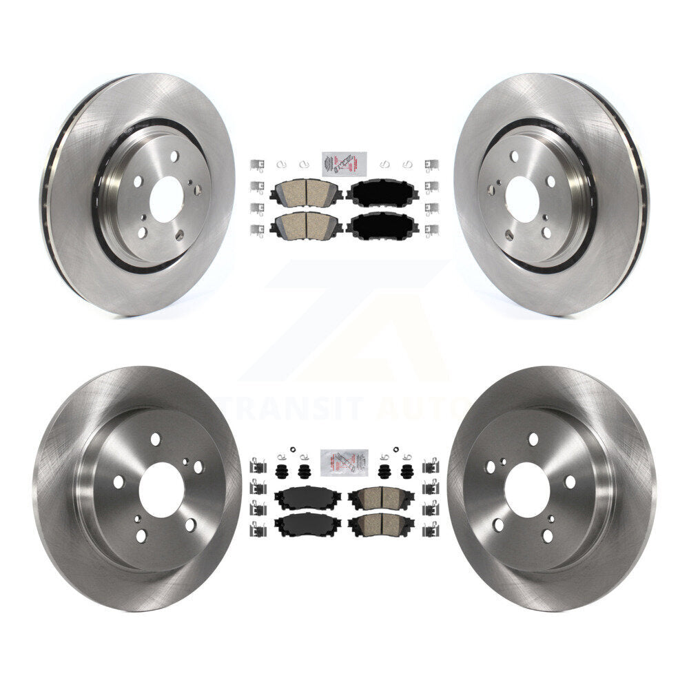 Kit de rotors de frein à plaquettes en céramique avant et arrière, pour Toyota Camry XSE 20 avec emballage TRD