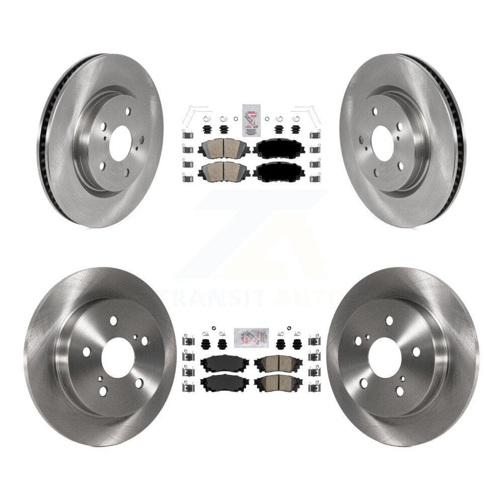Kit de Rotor de frein à plaquettes en céramique avant et arrière, pour Toyota RAV4 Camry Corolla Cross Lexu
