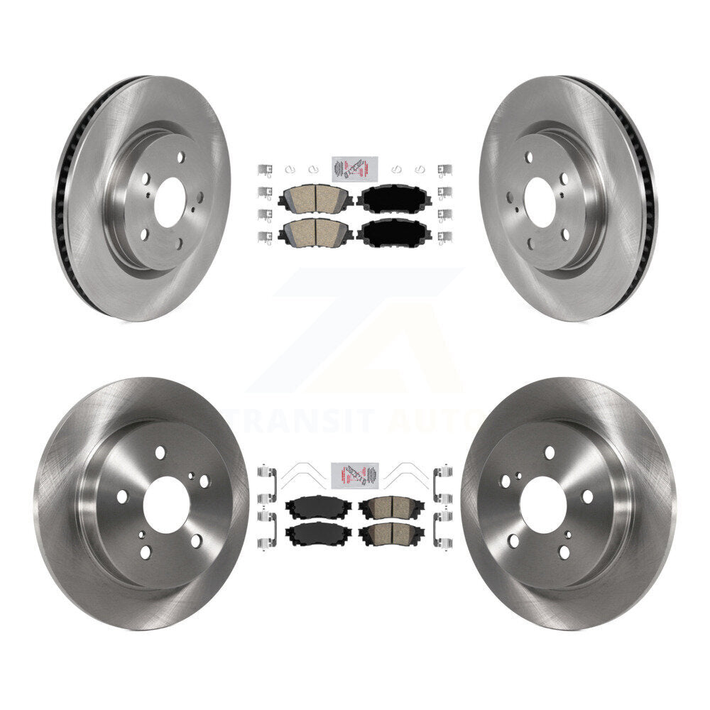 Kit de Rotor de frein à plaquettes en céramique avant et arrière, pour Toyota RAV4 Camry Corolla Cross Lexu