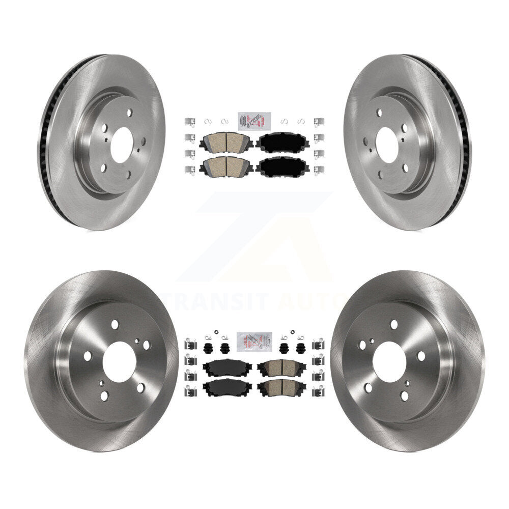 Kit de Rotor de frein à plaquettes en céramique avant et arrière, pour Toyota RAV4 Camry Corolla Cross Lexu