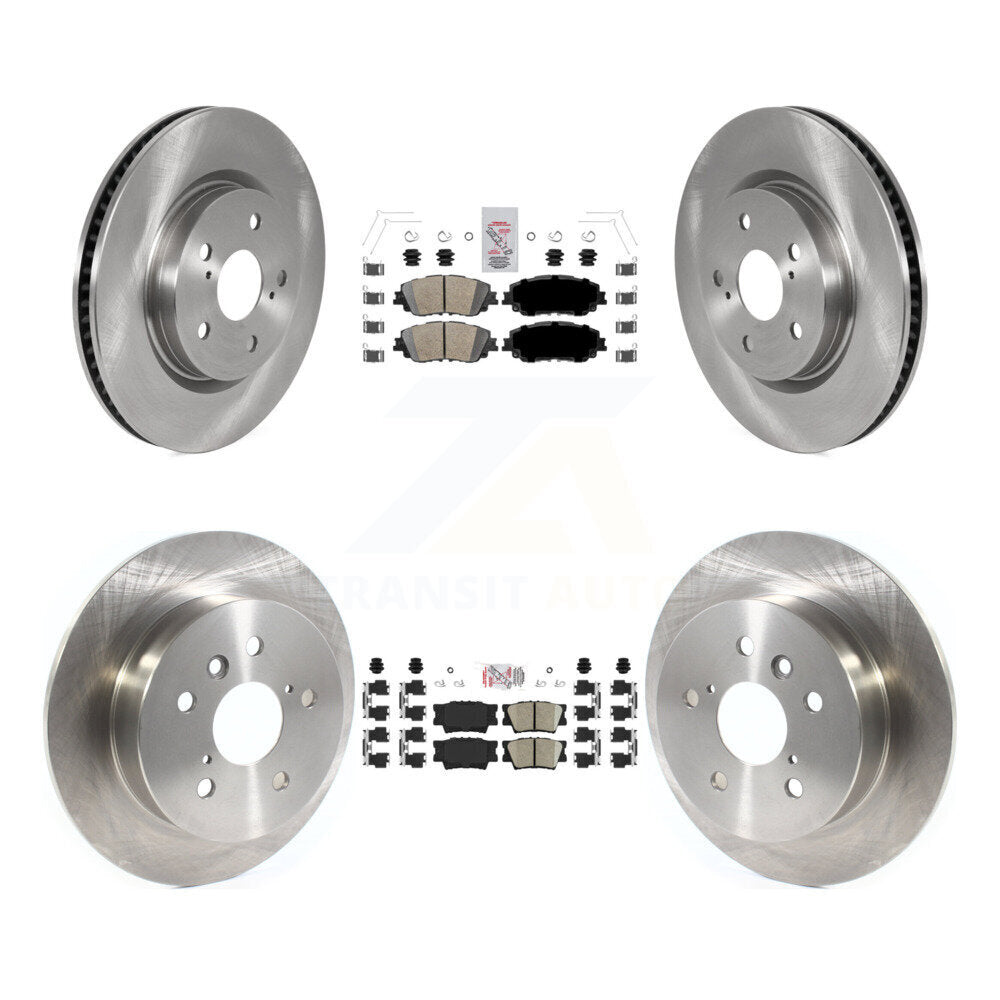 Kit de plaquettes en céramique et de rotors de frein à disque avant et arrière, pour Toyota Camry K8A-103171