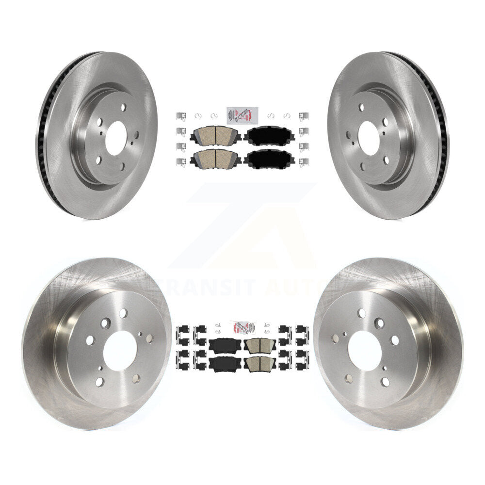 Kit de plaquettes en céramique et de rotors de frein à disque avant et arrière, pour Toyota Camry K8A-103174