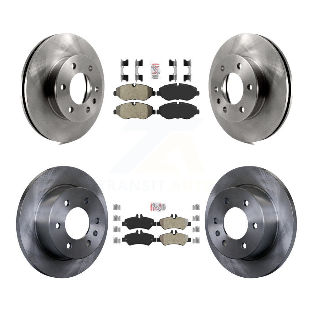 Kit de plaquettes semi-métalliques avant et arrière et rotor de frein pour Sprinter 2500 Mercedes-Ben