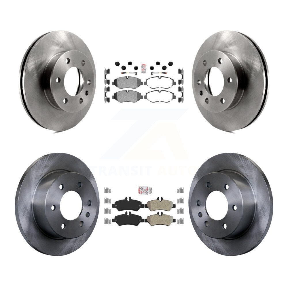 Kit de plaquettes semi-métalliques avant et arrière et rotor de frein pour Sprinter 2500 Mercedes-Ben