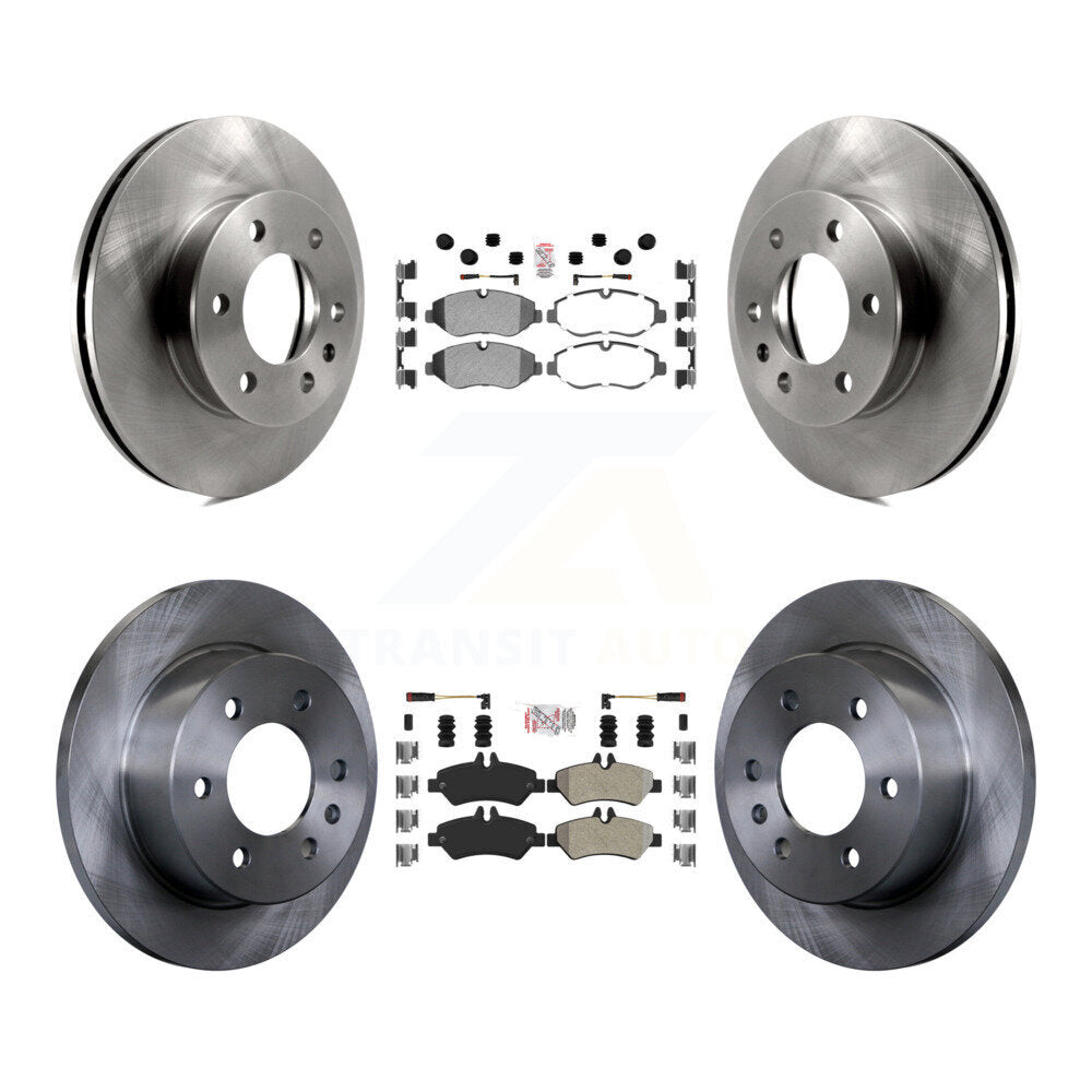 Kit de plaquettes semi-métalliques avant et arrière et rotor de frein pour Sprinter 2500 Mercedes-Ben