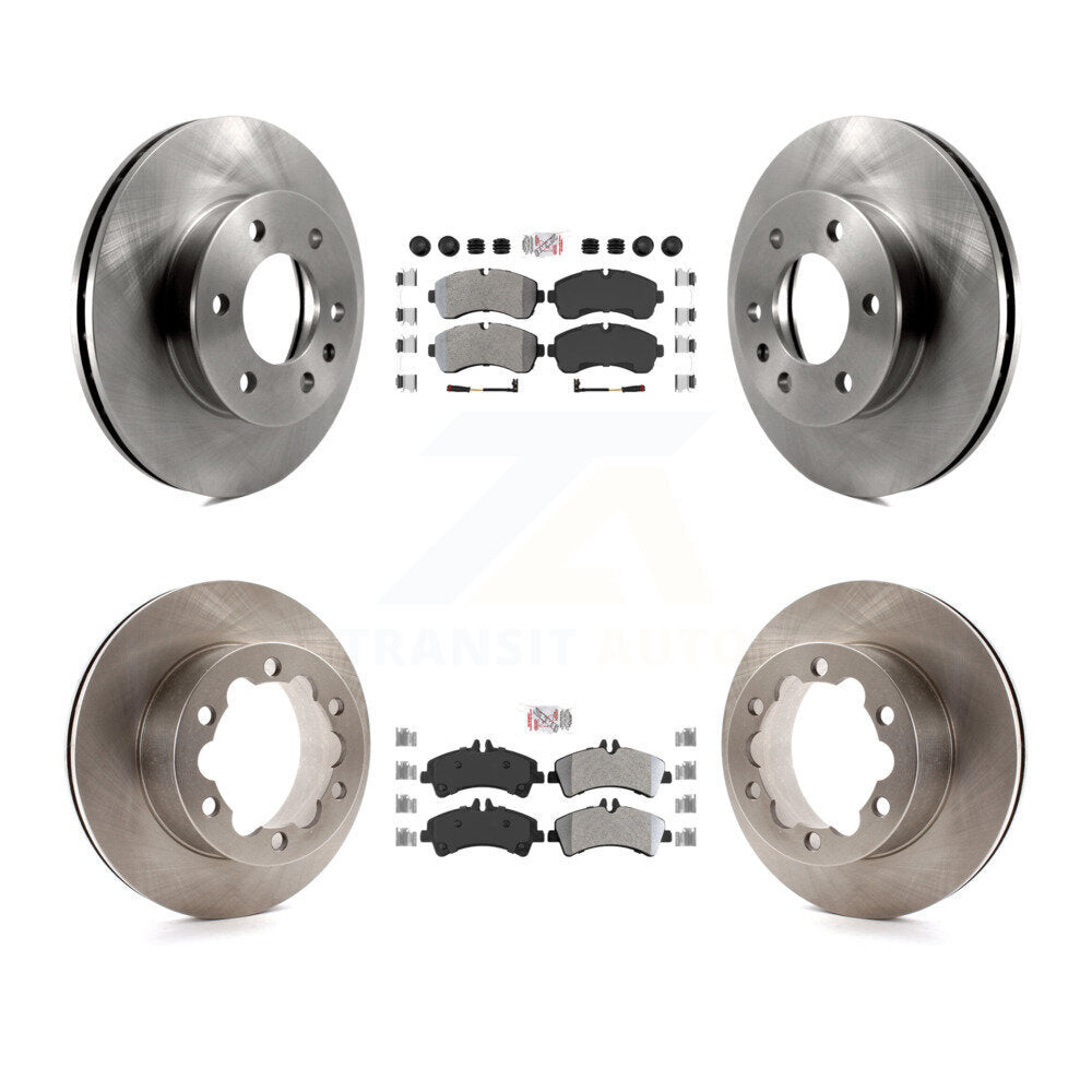 Kit de plaquettes semi-métalliques avant et arrière et rotor de frein pour Sprinter 3500 Mercedes-Ben