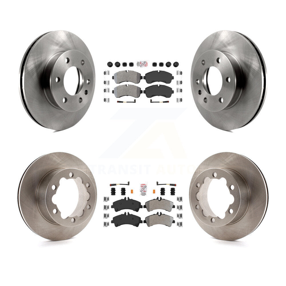 Kit de plaquettes semi-métalliques avant et arrière et rotor de frein pour Sprinter 3500 Mercedes-Ben