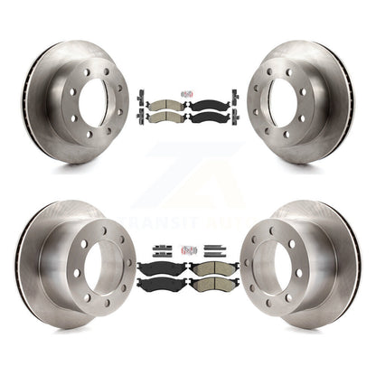 Kit de plaquettes semi-métalliques avant et arrière et Rotor de frein, pour Dodge Ram 2001 2002 2500 350