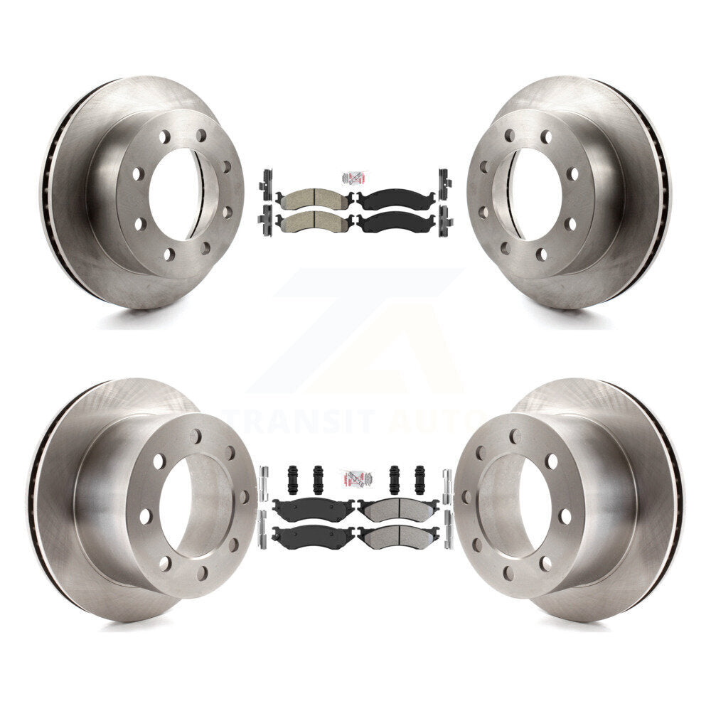 Kit de plaquettes semi-métalliques avant et arrière et Rotor de frein, pour Dodge Ram 2001 2002 2500 350