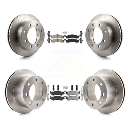 Kit de plaquettes semi-métalliques avant et arrière et Rotor de frein, pour Dodge Ram 2001 2002 2500 350