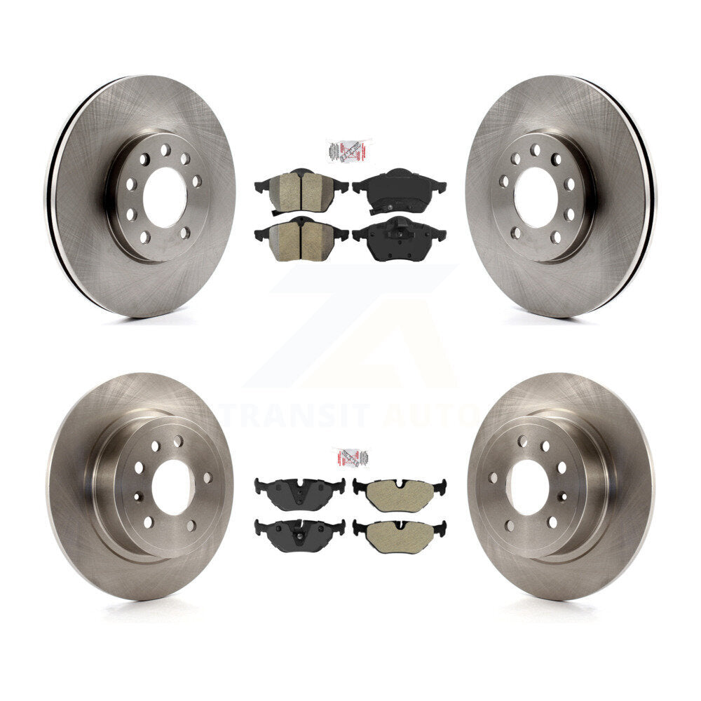 Kit de plaquettes semi-métalliques avant et arrière et disques de frein pour Saab 9-5 K8A-103191