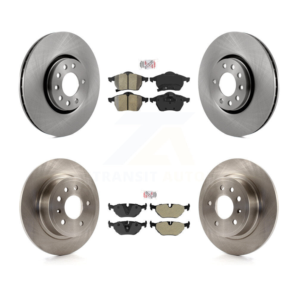 Kit de plaquettes semi-métalliques avant et arrière et disques de frein pour Saab 9-5 K8A-103192