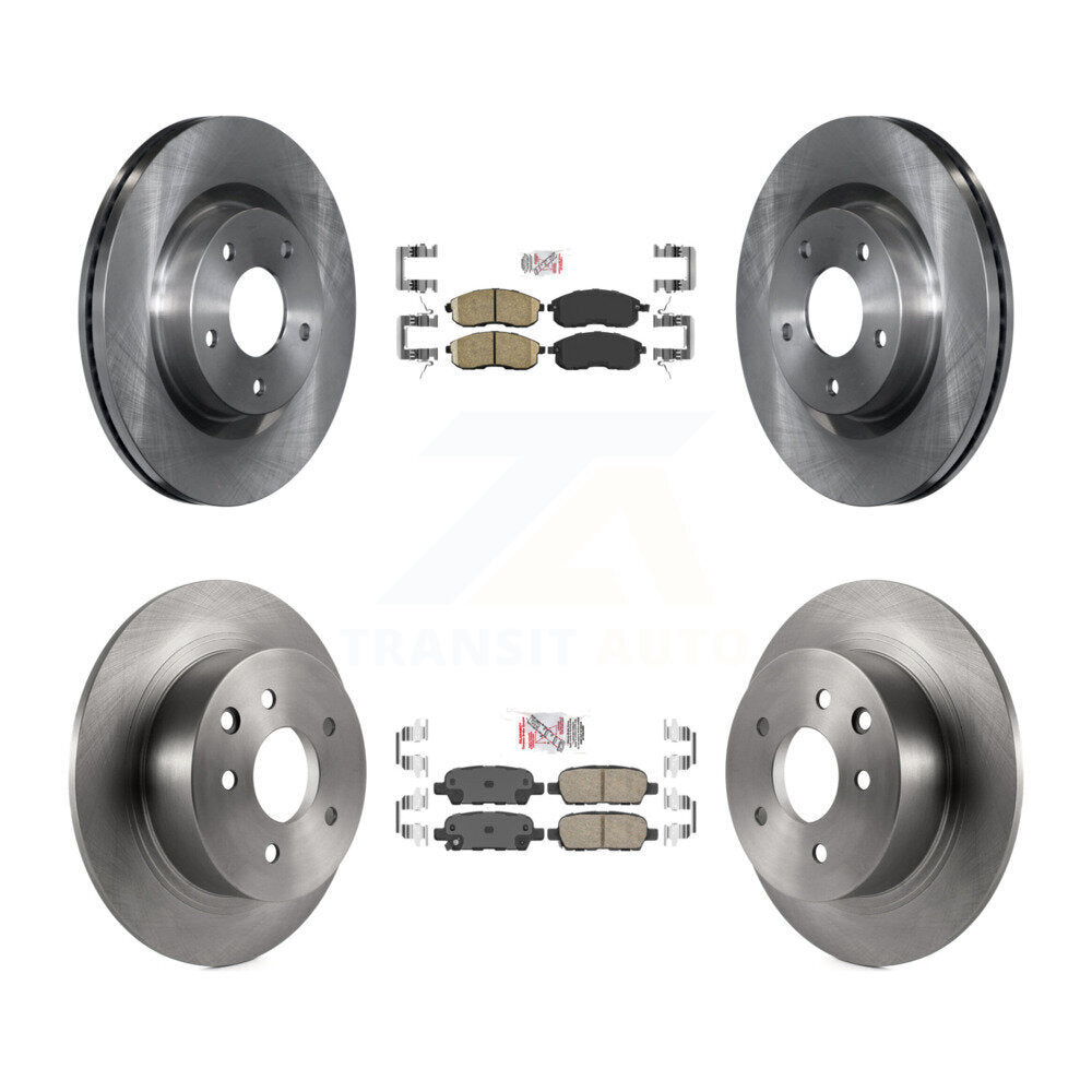 Kit de plaquettes en céramique et de rotors de frein à disque avant et arrière, pour Nissan Altima 2007 – 2009