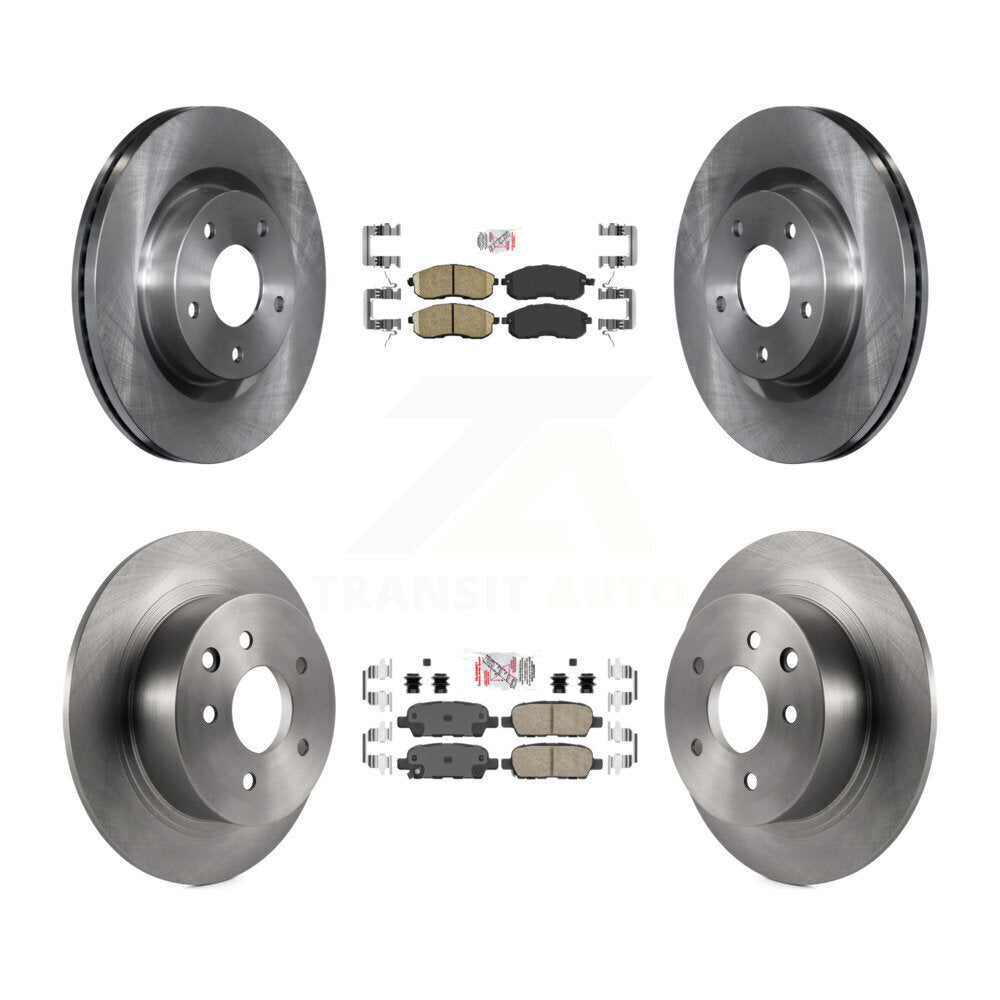 Kit de plaquettes en céramique et de rotors de frein à disque avant et arrière, pour Nissan Altima 2007 – 2009