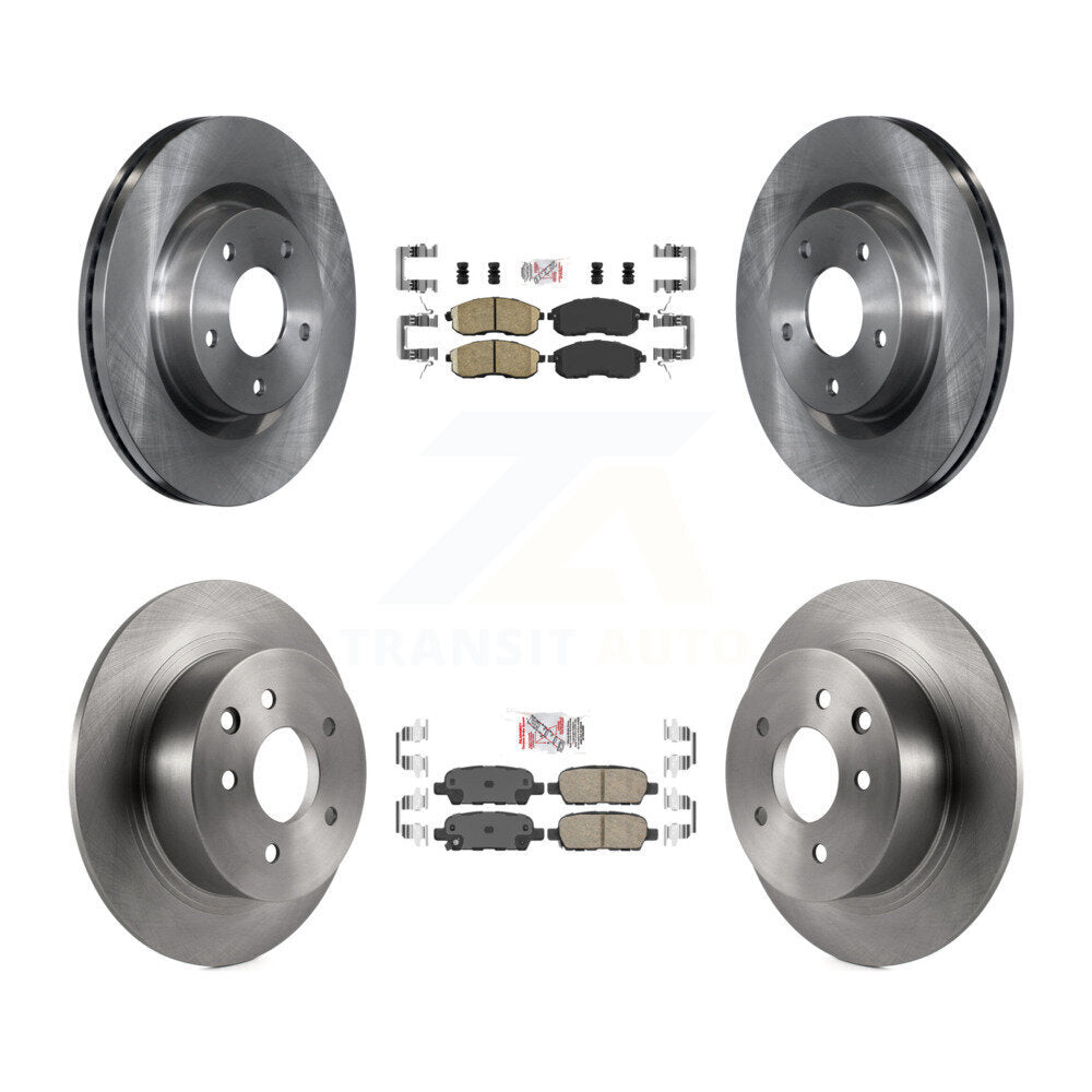 Kit de plaquettes en céramique et de rotors de frein à disque avant et arrière, pour Nissan Altima 2007 – 2009
