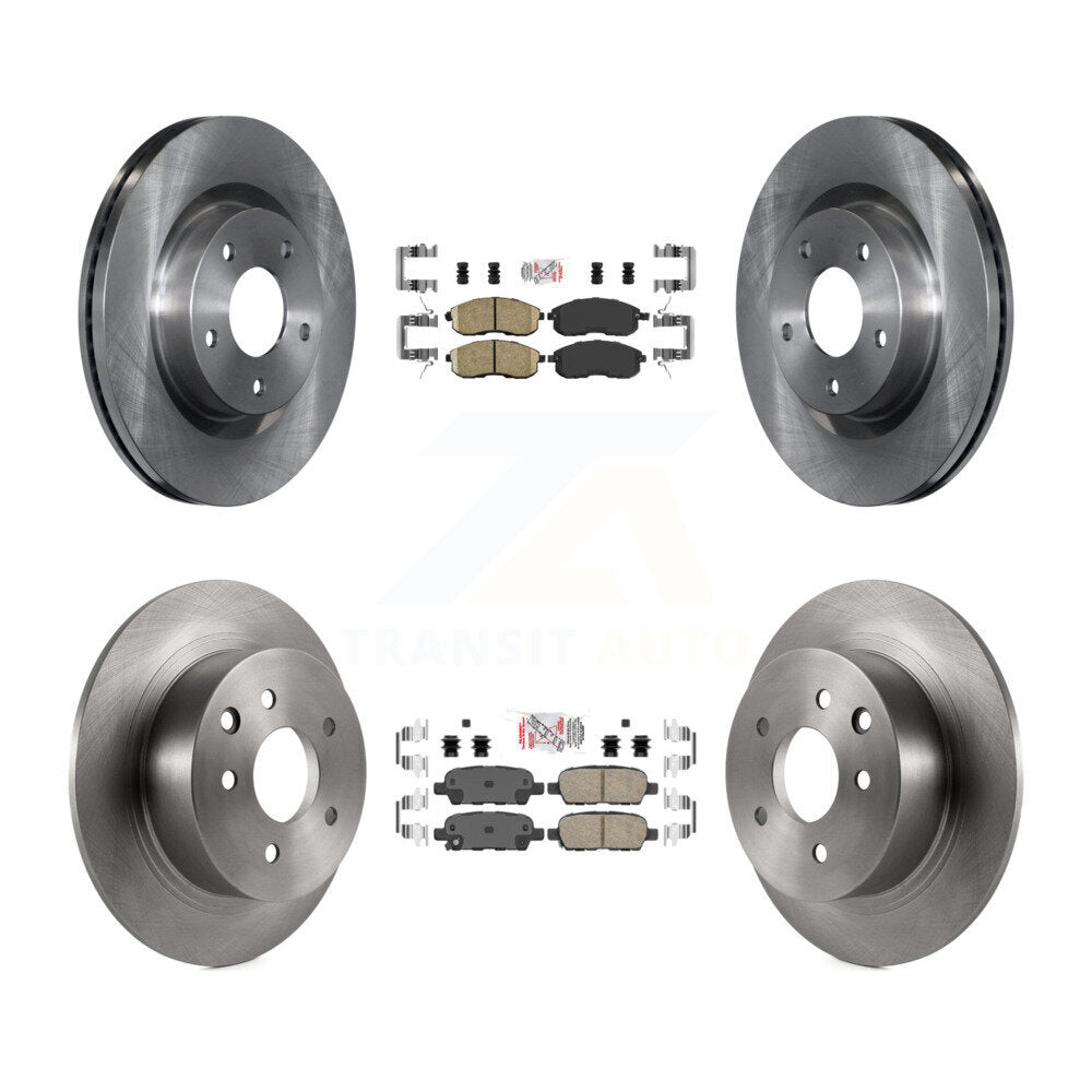Kit de plaquettes en céramique et de rotors de frein à disque avant et arrière, pour Nissan Altima 2007 – 2009