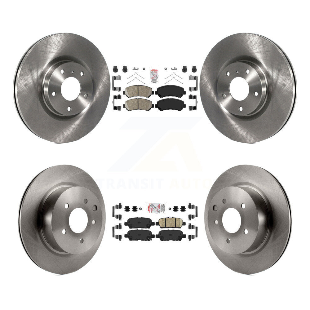 Kit de plaquettes en céramique et de disques de frein avant et arrière, pour Nissan Maxima K8A-103212