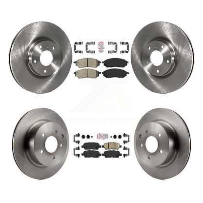 Kit de rotors de frein à plaquettes en céramique, semi-métalliques, avant et arrière, pour INFINITI EX35 QX50 G2