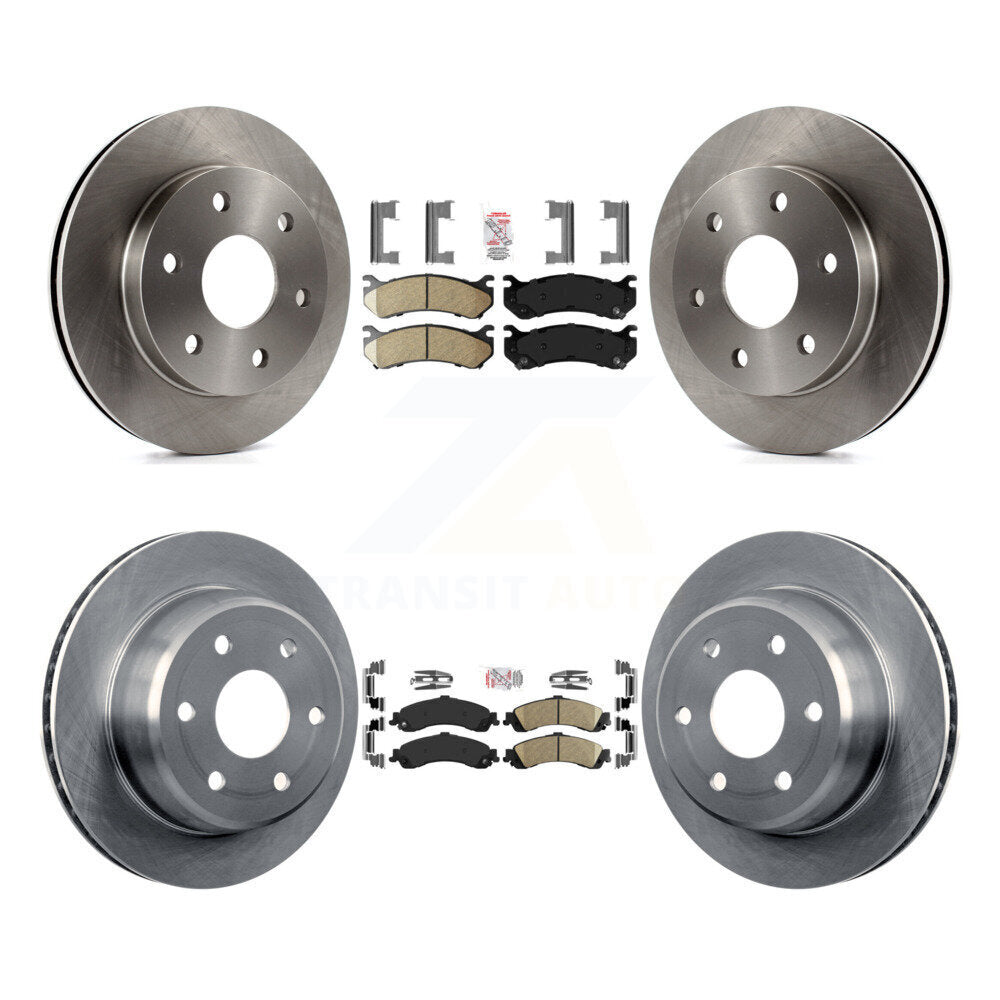 Kit de plaquettes en céramique et Rotor de frein avant et arrière, pour Chevrolet GMC Silverado 1500 Sierr