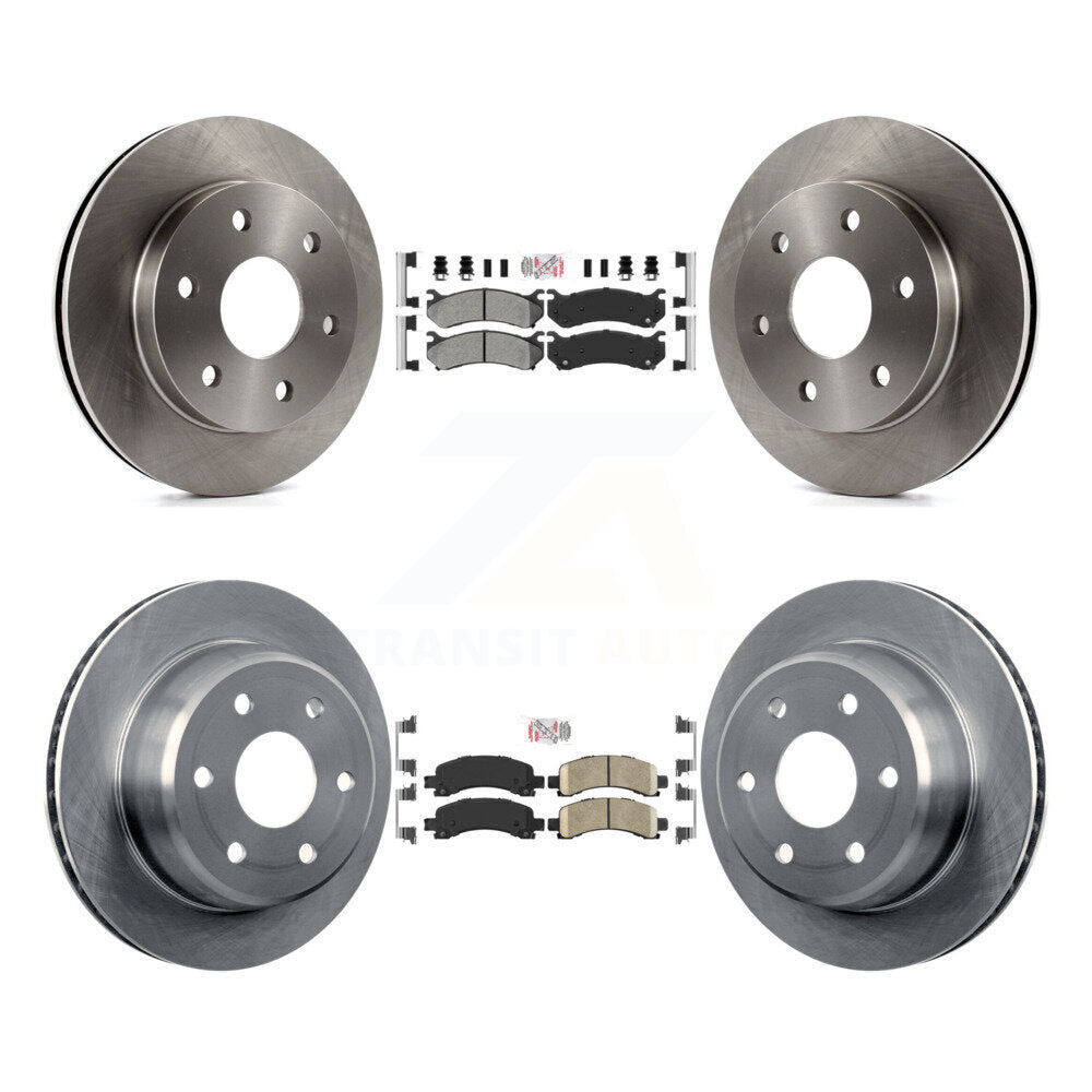 Kit de Rotor de frein à plaquettes en céramique, semi-métallique, avant et arrière, pour Chevrolet Avalanche GM