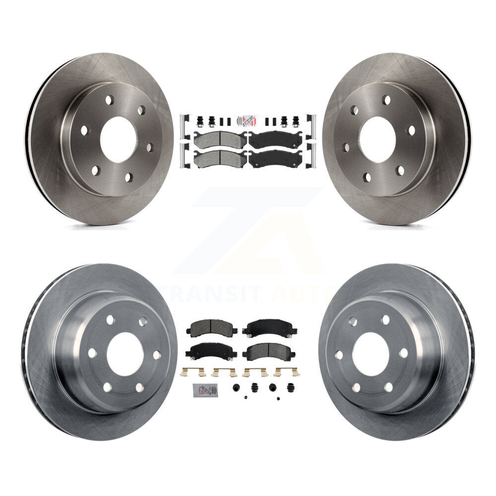 Kit de Rotor de frein à plaquettes semi-métalliques avant et arrière, pour Chevrolet Avalanche 1500 GMC X