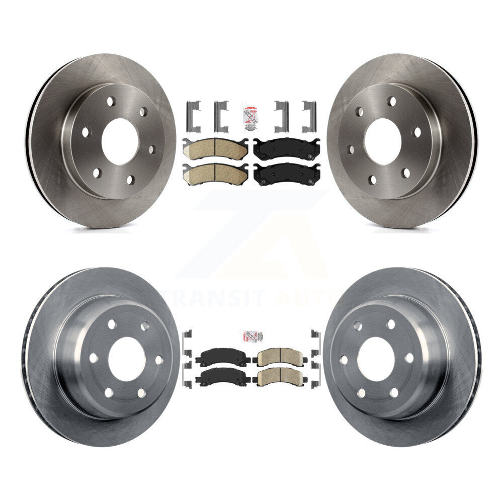 Kit de Rotor de frein à plaquettes en céramique avant et arrière, pour Chevrolet Avalanche 1500 GMC Yukon X