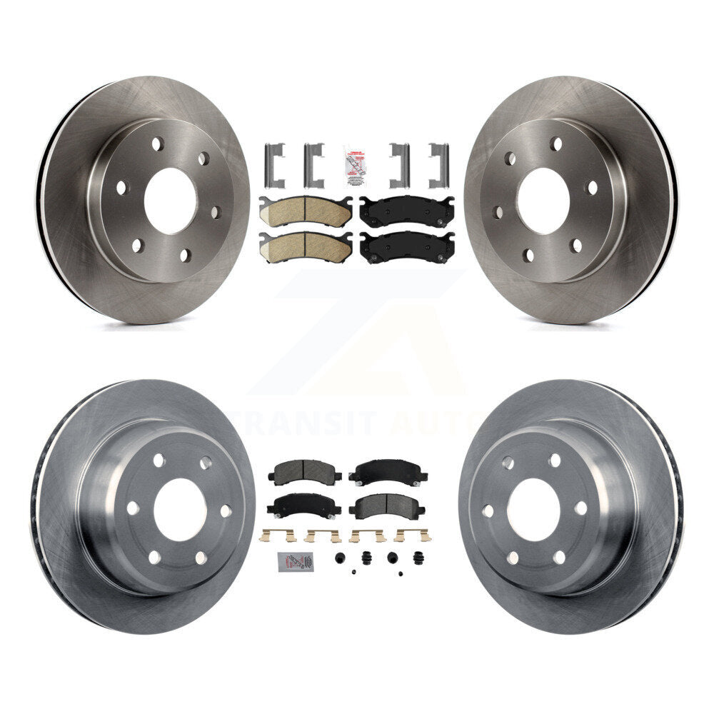 Kit de Rotor de frein à plaquettes semi-métalliques avant et arrière en céramique, pour Chevrolet Avalanche GM
