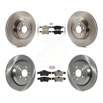 Kit de Rotor de frein à plaquettes semi-métalliques avant et arrière, pour Mercedes-Benz ML350 GL350 GL32