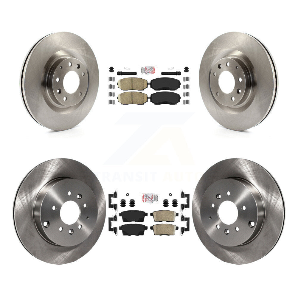 Kit de plaquettes en céramique et de rotors de frein à disque avant et arrière, pour Mazda CX-9 2007 – 2015