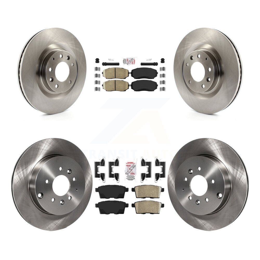 Kit de plaquettes en céramique et de rotors de frein à disque avant et arrière, pour Mazda CX-9 2007 – 2015