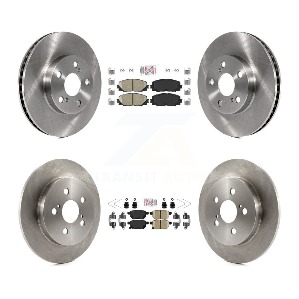 Kit de plaquettes en céramique et Rotor de frein avant et arrière, pour Toyota Prius Lexus CT200h Plug-I