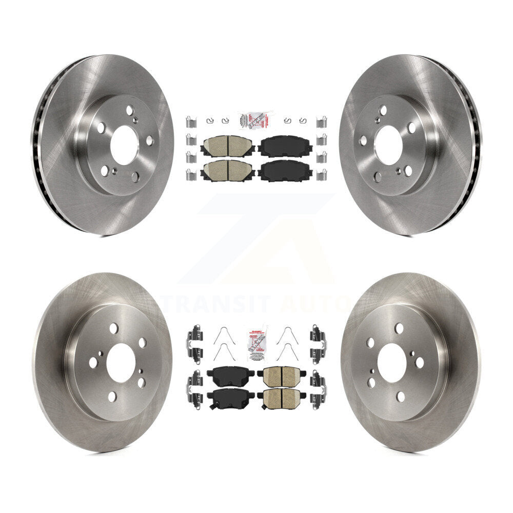 Kit de plaquettes en céramique et Rotor de frein avant et arrière, pour Toyota Prius Lexus CT200h Plug-I