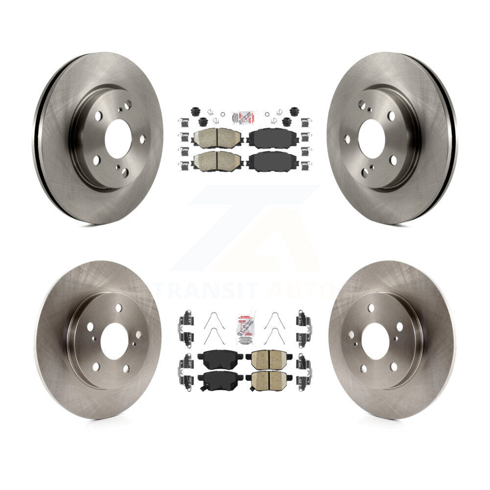 Kit de plaquettes en céramique et de rotors de frein à disque avant et arrière, pour Scion xB 2008 – 2015
