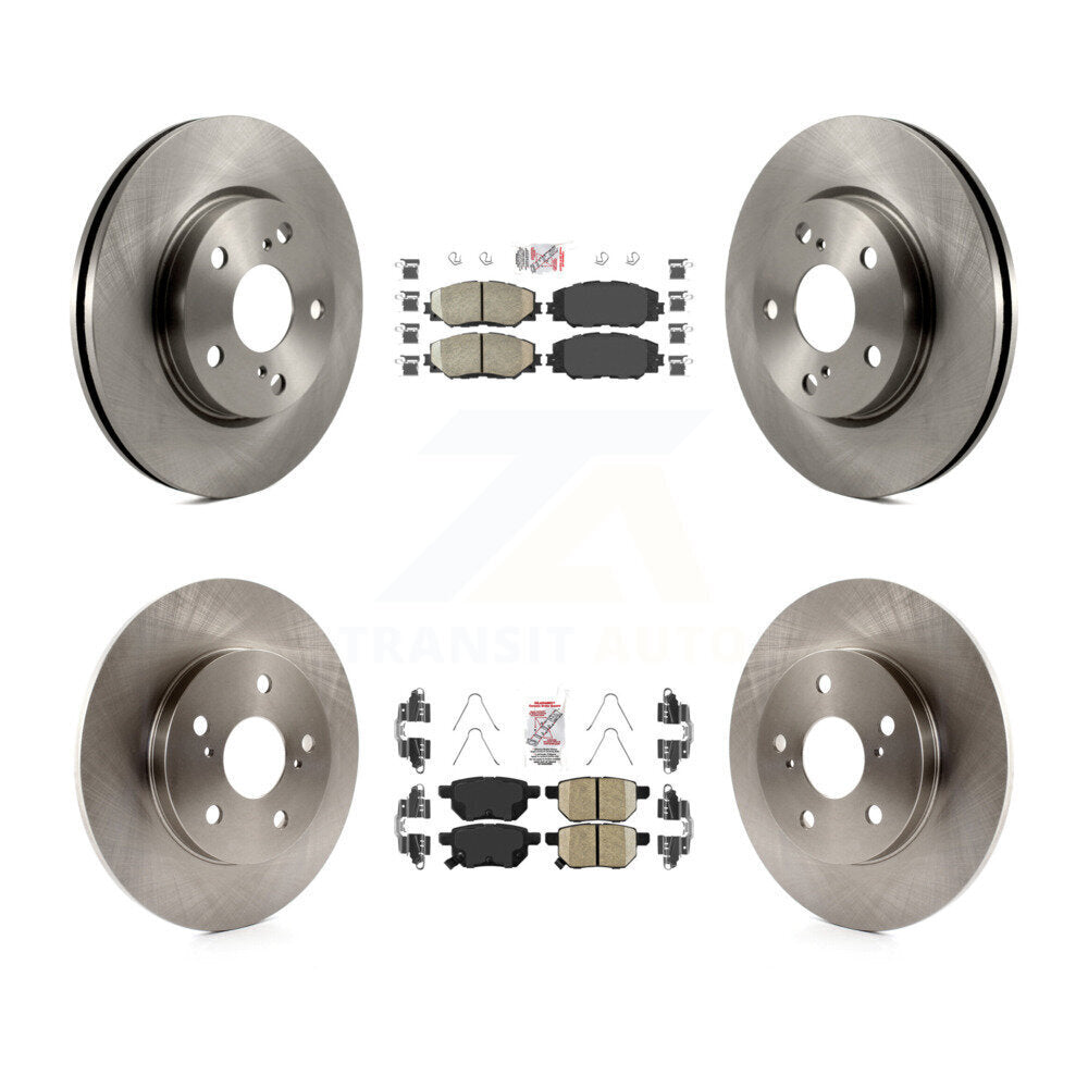 Kit de plaquettes en céramique et de rotors de frein à disque avant et arrière, pour Scion xB 2008 – 2015