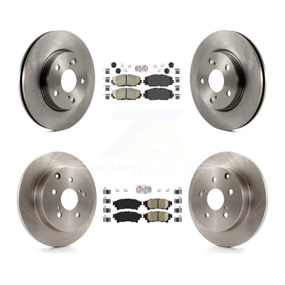 Kit de plaquettes en céramique et de rotors de frein à disque avant et arrière, pour Toyota Prius V 2012 – 2018
