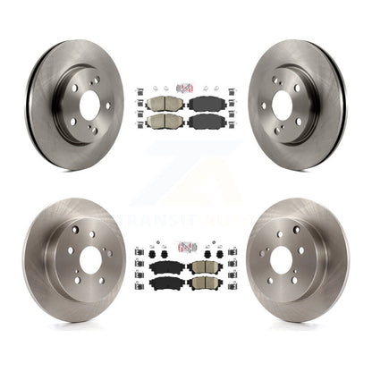 Kit de plaquettes en céramique et de rotors de frein à disque avant et arrière, pour Toyota Prius V 2012 – 2018