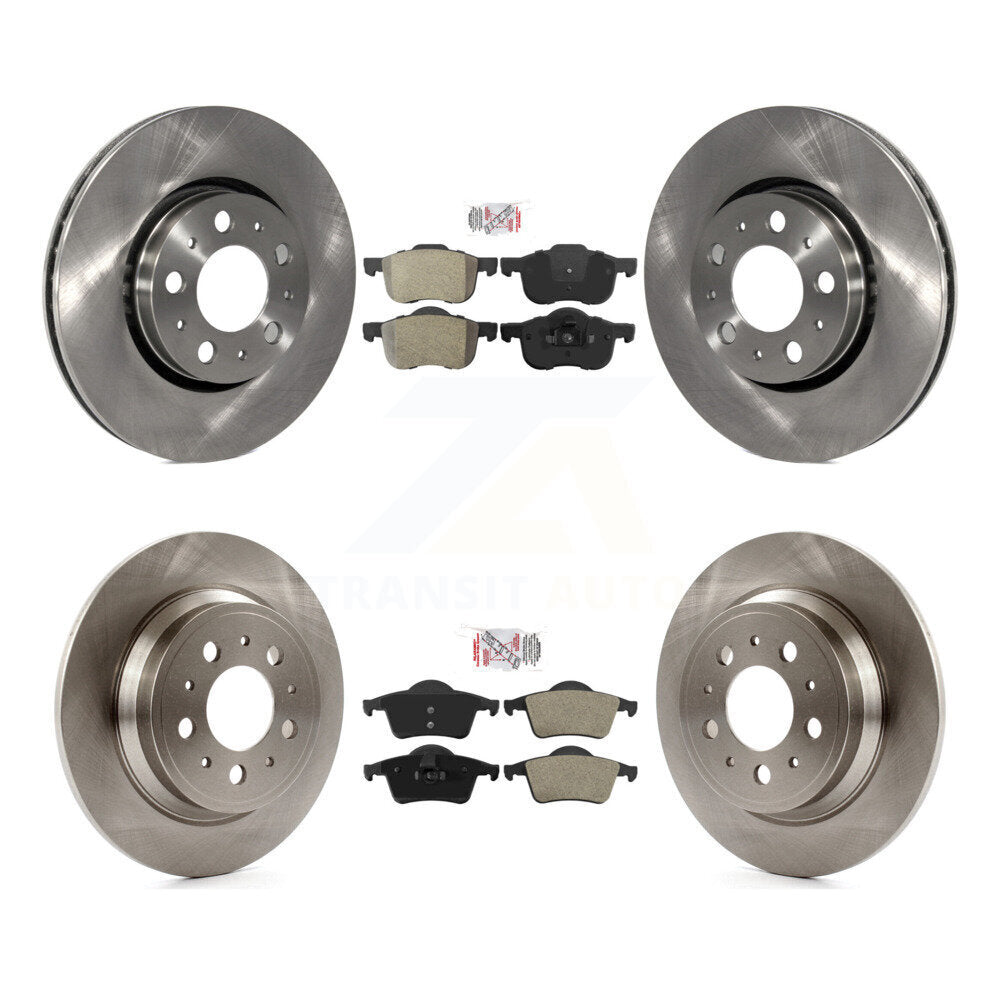 Kit de plaquettes semi-métalliques avant et arrière et Rotor de frein à disque, pour Volvo S60 XC70 V70 S8