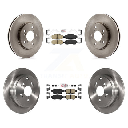 Kit de plaquettes en céramique et de rotors de frein à disque avant et arrière, pour Honda Odyssey 2005 – 2010