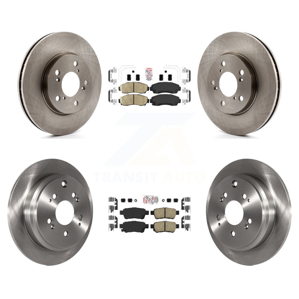 Kit de plaquettes en céramique et de rotors de frein à disque avant et arrière, pour Honda Odyssey 2005 – 2010