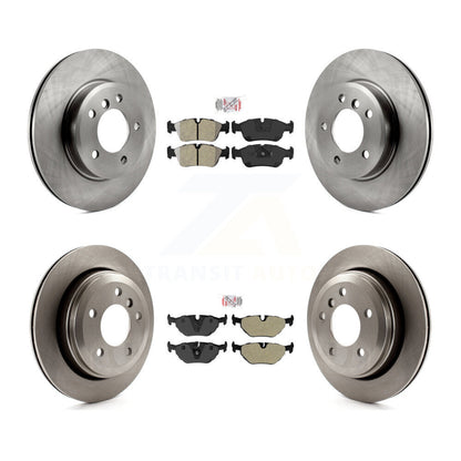 Kit de plaquettes semi-métalliques avant et arrière et disques de frein pour BMW 325xi 2001 – 2005