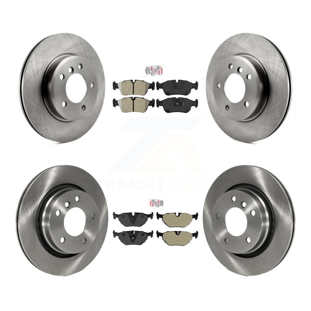 Kit de rotors de frein à plaquettes semi-métalliques avant et arrière, pour BMW 325i 325Ci 328i 323Ci 323