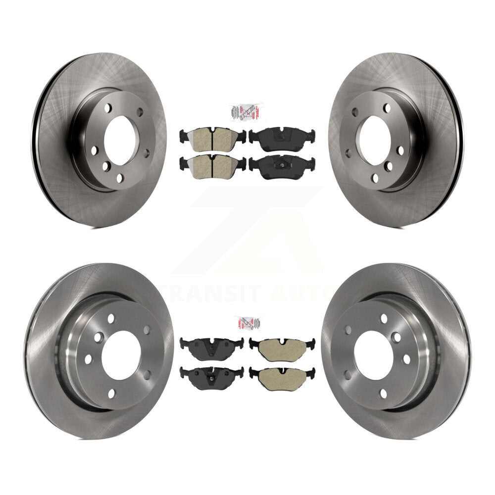 Kit de plaquettes semi-métalliques avant et arrière et disques de frein, pour BMW 323i 328i 323Ci