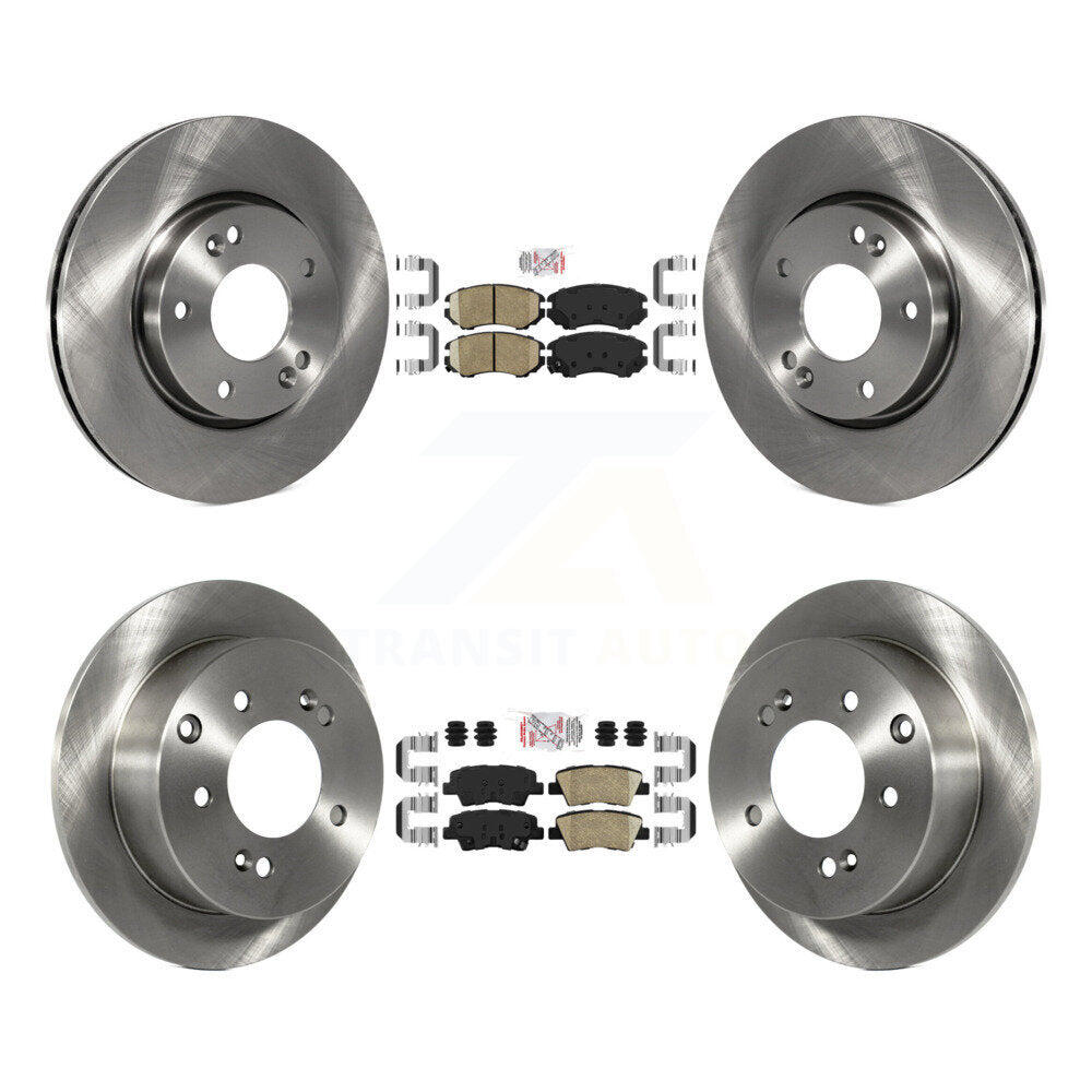 Kit de plaquettes en céramique et de rotors de frein à disque avant et arrière, pour Kia Soul 2012 – 2013