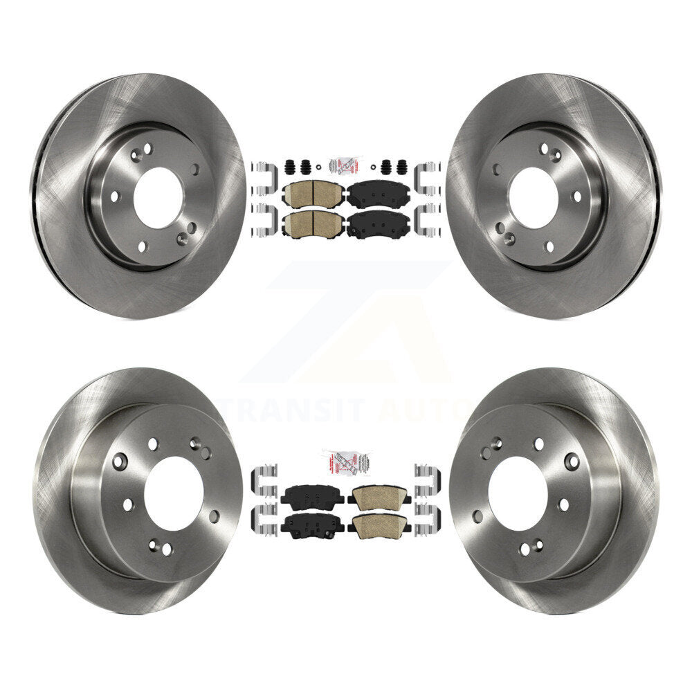 Kit de plaquettes en céramique et de rotors de frein à disque avant et arrière, pour Kia Soul 2012 – 2013